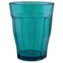 Verre à facettes 'grand-mère' bleu SEFAMA Vega