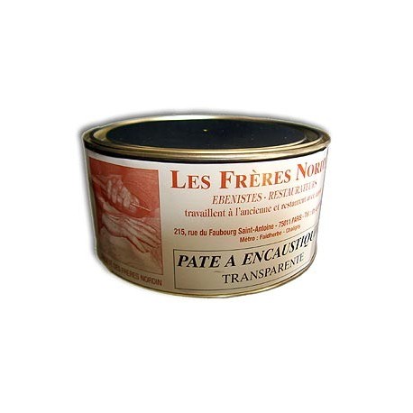 PATE A ENCAUSTIQUER TRANSP. 250 ml des Frères NORDIN