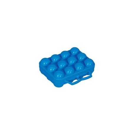 Boîte à 12 oeufs bleu ALUMINIUM ET PLASTIQUE