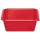 Cuvette carrée 3 L rouge ALUMINIUM ET PLASTIQUE