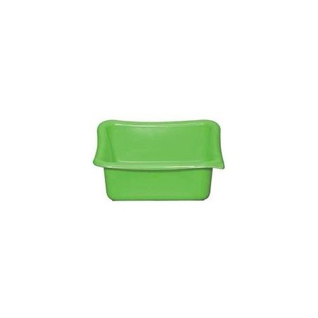 Cuvette carrée 3 L vert ALUMINIUM ET PLASTIQUE