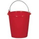 Seau 5 L rouge ALUMINIUM ET PLASTIQUE