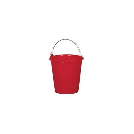 Seau 5 L rouge ALUMINIUM ET PLASTIQUE
