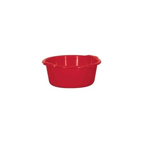 Bassine ronde 11 L rouge ALUMINIUM ET PLASTIQUE