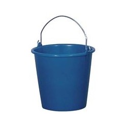 Seau 10 L bleu ALUMINIUM ET PLASTIQUE