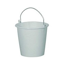 Seau 10 L gris moucheté ALUMINIUM ET PLASTIQUE