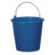 Seau industriel 12 L bleu ALUMINIUM ET PLASTIQUE