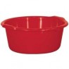 Bassine ronde 14 L rouge ALUMINIUM ET PLASTIQUE