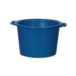 Baquet rond 30 L bleu ALUMINIUM ET PLASTIQUE