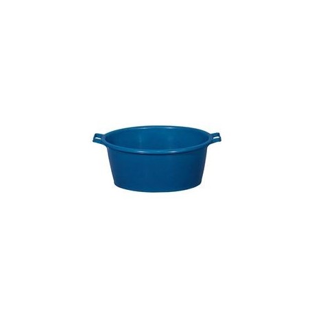 Baquet ovale 45 L bleu ALUMINIUM ET PLASTIQUE