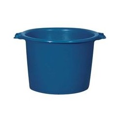 Baquet rond 55 L bleu ALUMINIUM ET PLASTIQUE