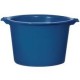 Baquet rond 120 L bleu ALUMINIUM ET PLASTIQUE