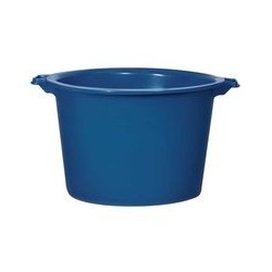 Baquet rond 120 L bleu ALUMINIUM ET PLASTIQUE