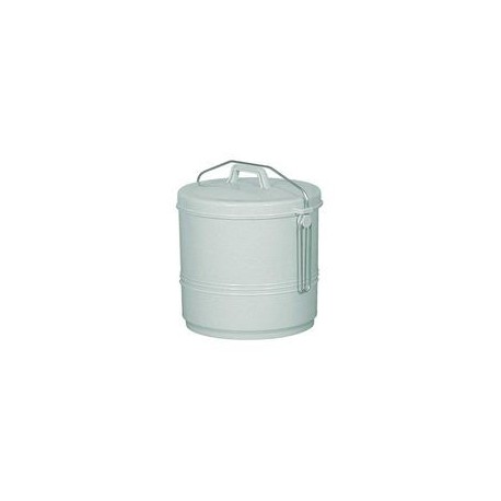 Poubelle étrier 16 L gris moucheté ALUMINIUM ET PLASTIQUE