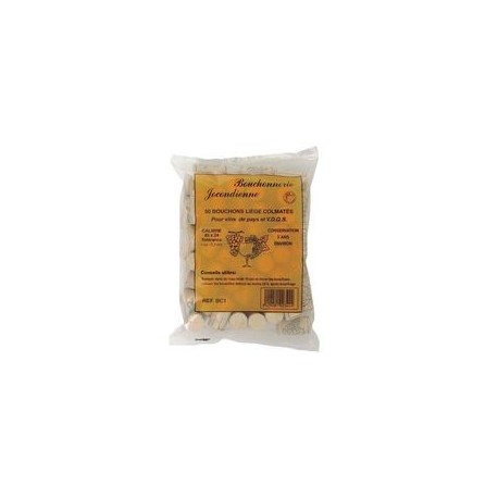 Sachet de 50 bouchons colmatés pour bouchage à sec BOUCHONNERIE JOCONDIENNE