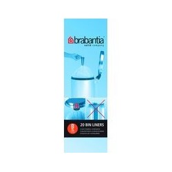 20 sacs poubelle 'smartfix' 5 L BRABANTIA