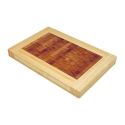 Billot de table rectangulaire bicolore DM CREATION