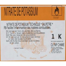NITRATE DE POTASSIUM ALIMENTAIRE (SALPETRE)