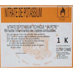 NITRATE DE POTASSIUM ALIMENTAIRE (SALPETRE)