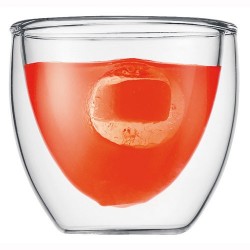 SET DE 2 VERRES DOUBLE PAROI 8CL      