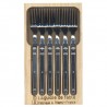 COFFRET 6 FOURCHETTES LAGUIOLE INOX   