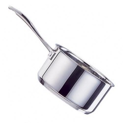 CASSEROLE INOX CHEF T.FEUX D.14CM     