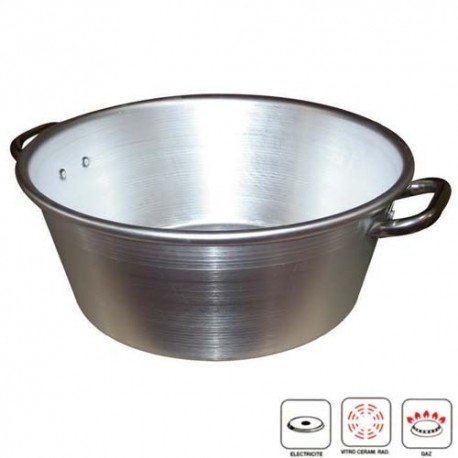 BASSINE GRAS/CONFITUR.ALU D.36CM 36202