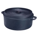 COCOTTE RONDE FONTE NOIR  D.18  302181