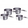 CASSEROLE INOX X4 14/20CM SUAVE T.FEUX