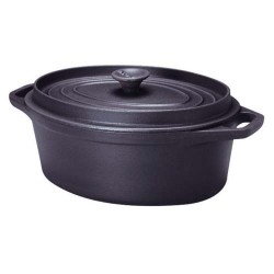 COCOTTE OVALE FONTE NOIR  D.27  303271