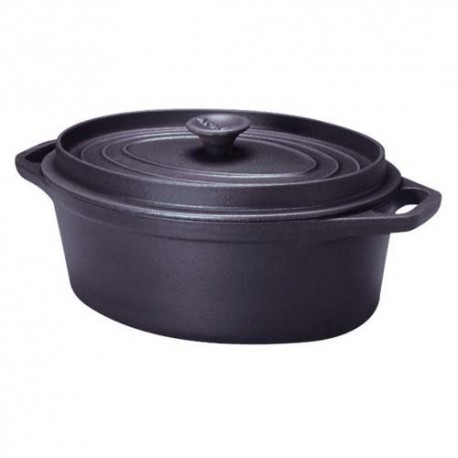 COCOTTE OVALE FONTE NOIR  D.29  303291