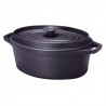 COCOTTE OVALE FONTE NOIR  D.31  303311