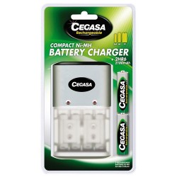 Chargeur compact+2hr6 2100 mah 104381