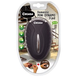 Lampe dynamo compact 3 leds cegasa
