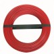 Cable h07vu 1x2.5 10m rouge couronne