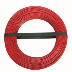 Cable h07vu 1x2.5 10m rouge couronne