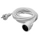 Rallonge 5m blanc 3g1.5 502400150