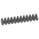 Barrette rac.25mm nylbloc noir 98434