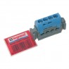 Bornier de neutre 4 bornes bleu 92780