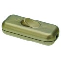 Interrupteur unipolaire luminescent or en vrac 