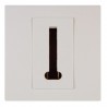 Prise tel.bel vue saillie blc 823007