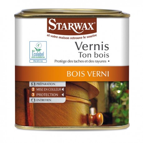 VERNIS TON BOIS noyer ciré 500 ML STARWAX