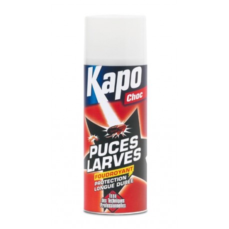 AEROSOL BLACK PUCES ET LARVES 400ML KAPO