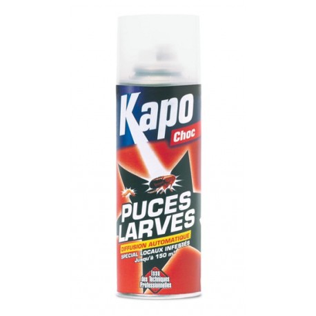 AEROSOL DIFFUSEUR CONTRE PUCES ET LARVES 200ML KAPO