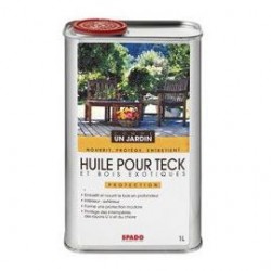 HUILE POUR TECK ET BOIS EXOTIQUES 1L SPADO