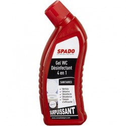 GEL WC DESINFECTANT SURPUISSANT 750ML 4 EN 1 SPADO