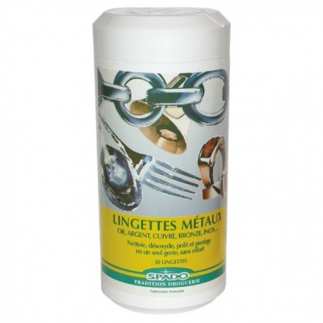 LINGETTES NETTOYANTES MULTI METAUX X30 SPADO