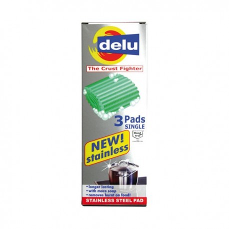 DELU EPONGES ACIER IMPREGNEES X3