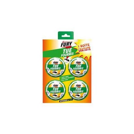 FOURMIS BOITES APPAT 3 + 1 GRATUITE FURY