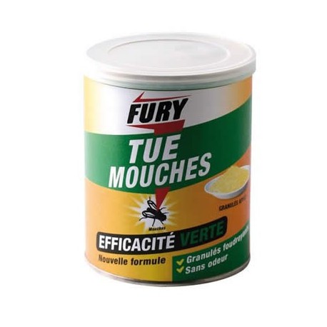 MOUCHES FOUDROYANTS GRANULES BOITE 400G FURY